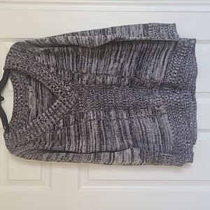 EUC Black and Grey Knit Sweater